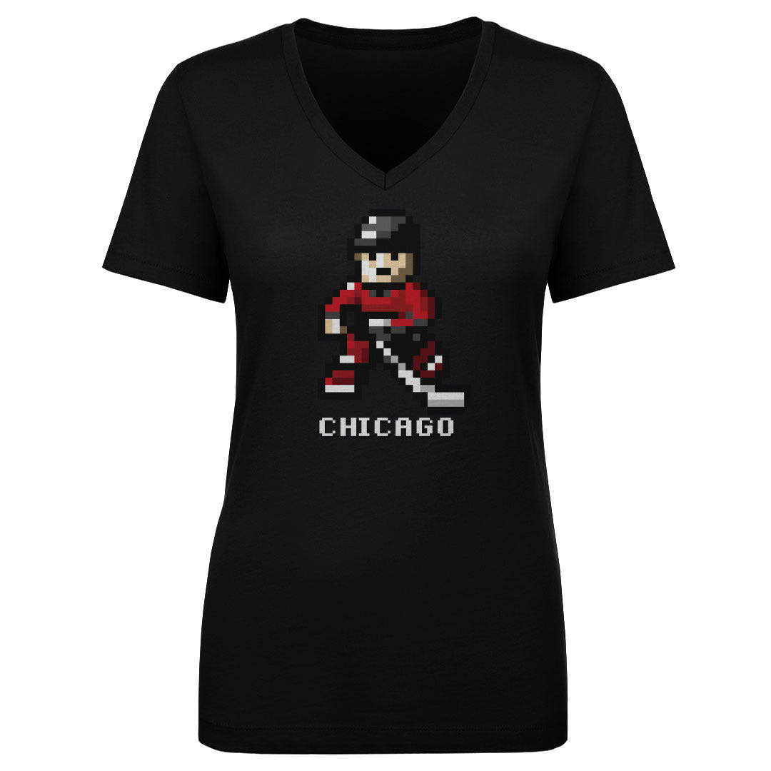 Chicago Hockey 8-bit WHT