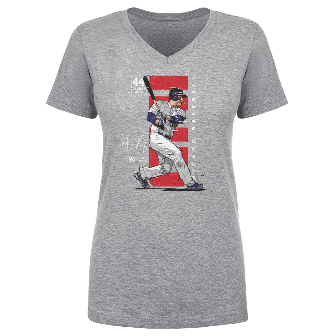 Anthony Rizzo Chicago C Vertical WHT