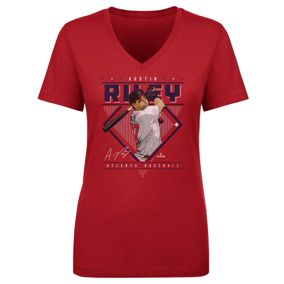 Austin Riley Atlanta Diamond Name WHT