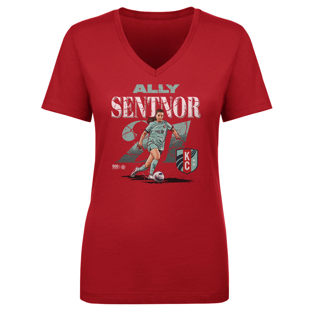 Ally Sentnor Kansas City Current Cracked Number WHT