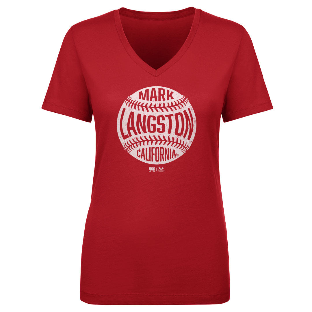 Mark Langston California Vintage Baseball WHT