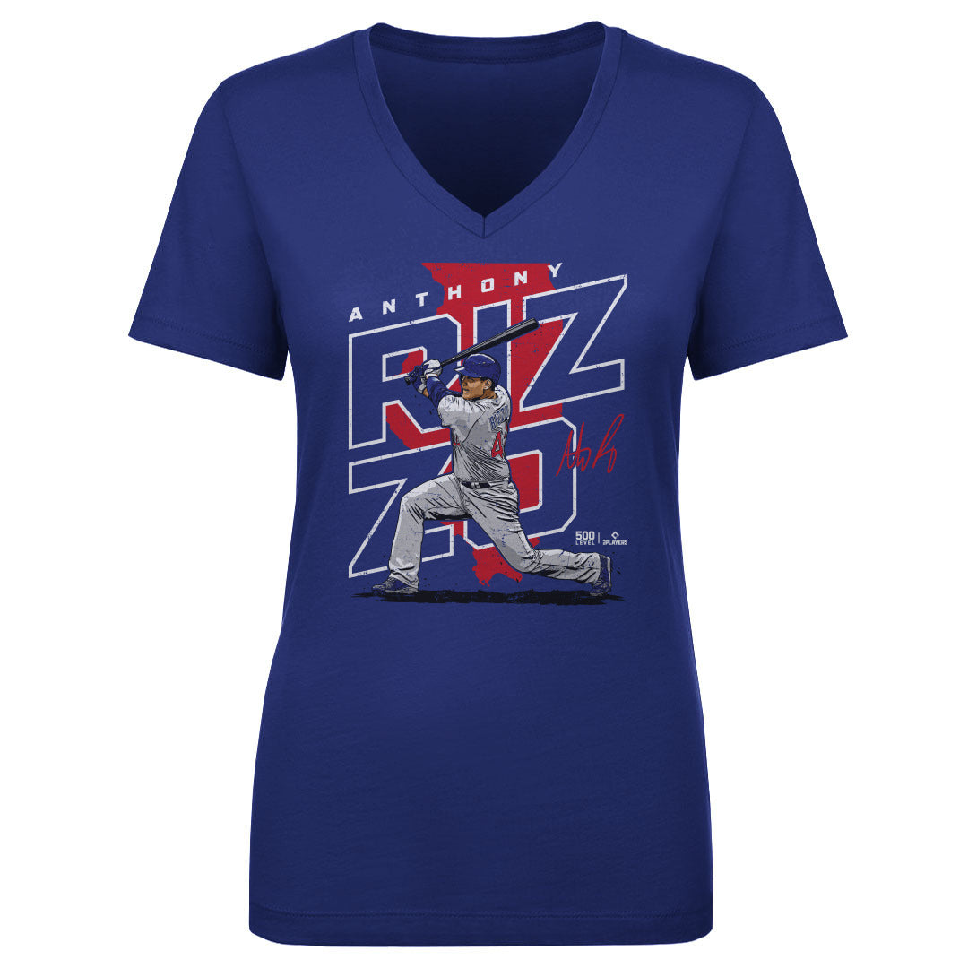 Anthony Rizzo Chicago C Player Map WHT