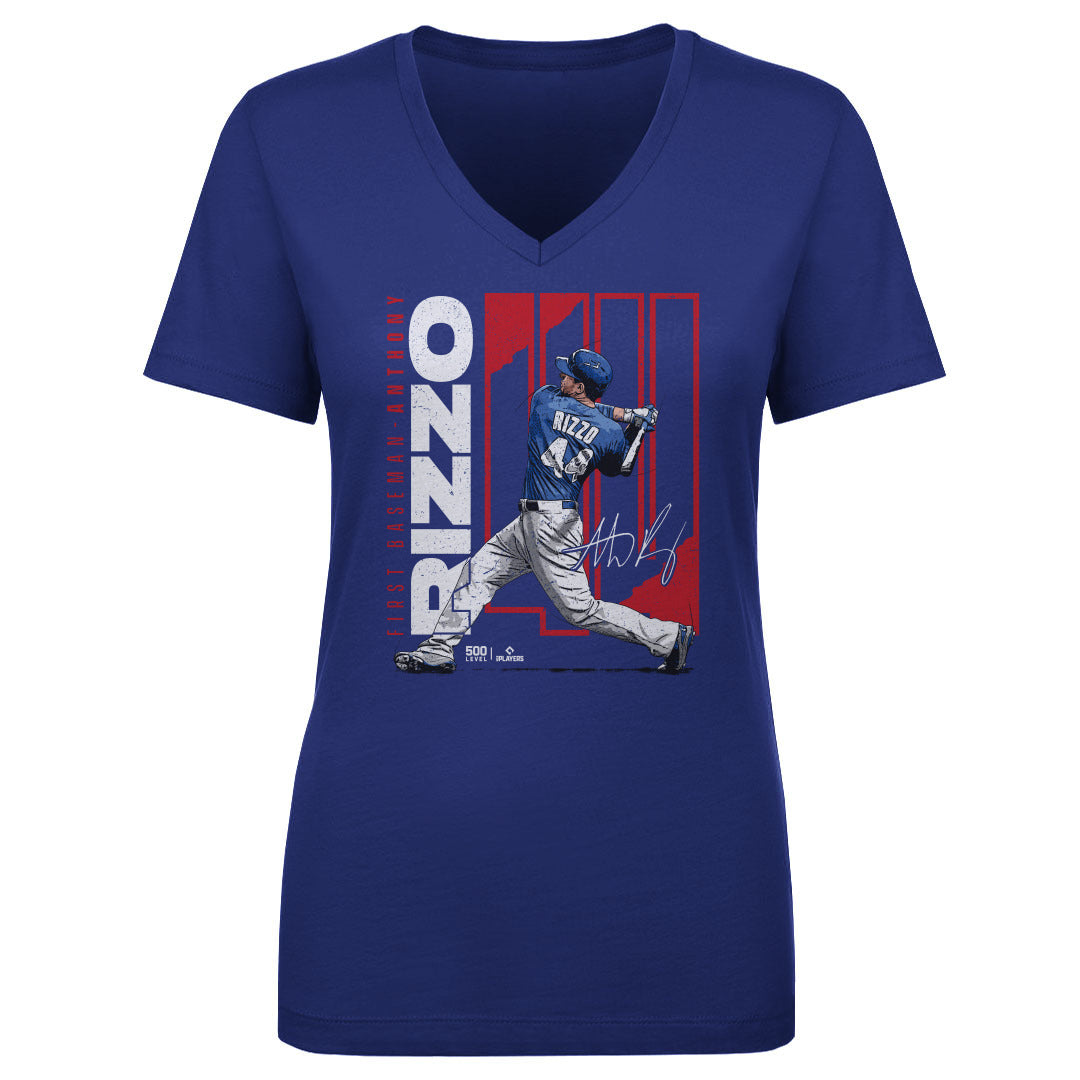 Anthony Rizzo Chicago C Stretch WHT