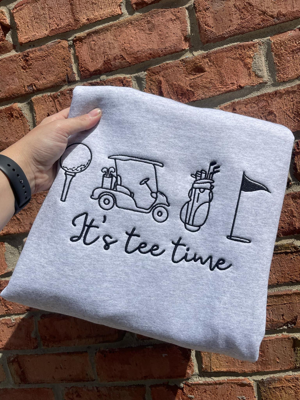 It's Tee Time Embroidered Shirt