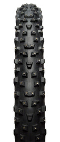 45NRTH Wrathchild Tire - 27.5 x 3.0 Tubeless Folding BLK 120 TPI 252 XL Concave Carbide Aluminum Studs