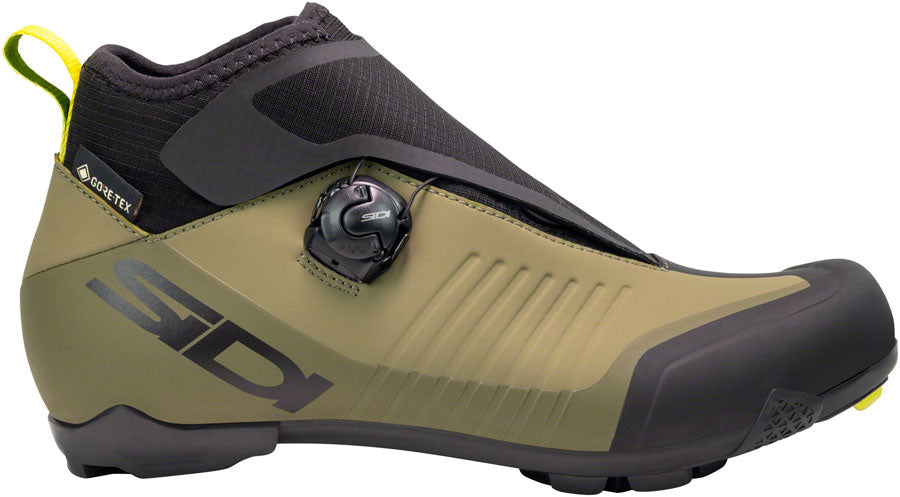 SIDI Hiemx Cycling Boot - Black/Green Olive 50  Millennium Fit