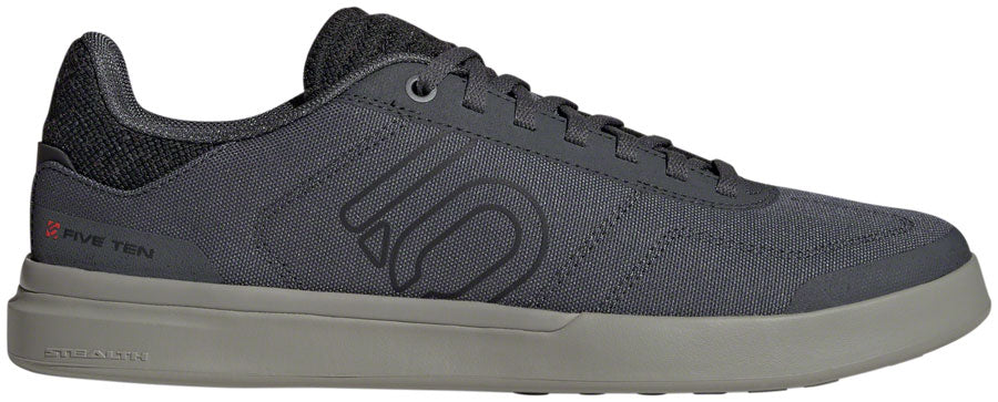 Five Ten Sleuth DLX Canvas Flat Shoes - Men's Gray Six/Core BLK/Olive Strata 12