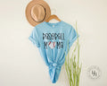 Baseball Mama Cute Baseball Heart Graphic Tee
