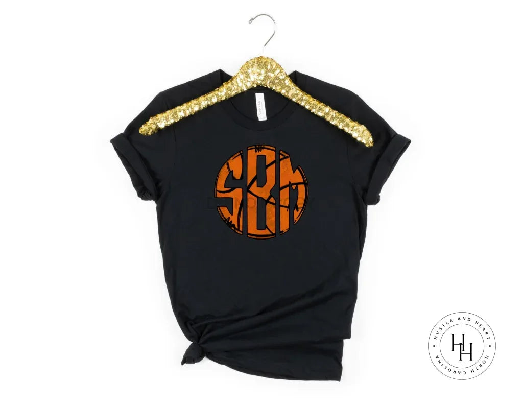 Basketball Monogram Graphic Tee