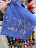 Nurse Life Icons Embroidered Shirt | QUICK SHIP