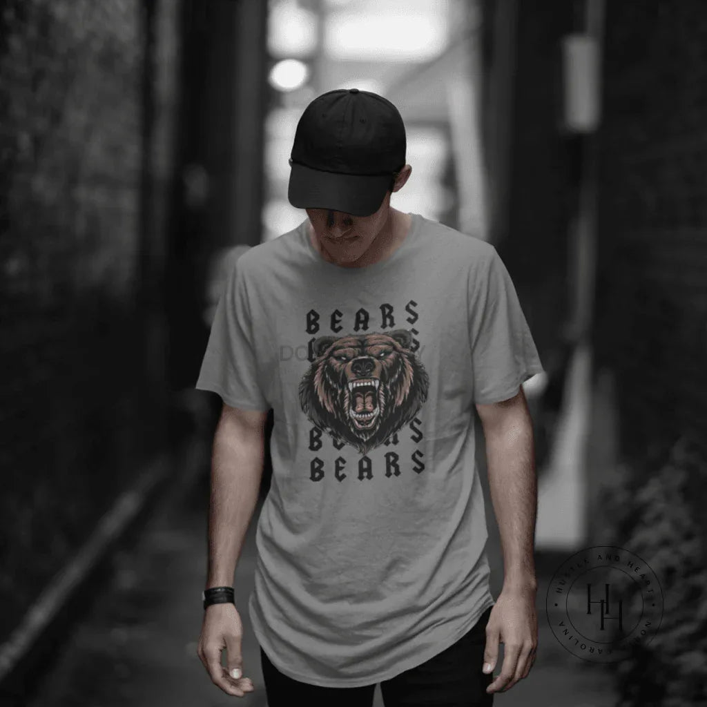 Bears Repeating Mascot Graphic Tee