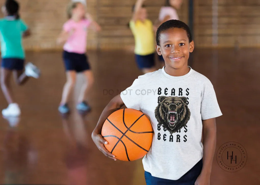 Bears Repeating Mascot Graphic Tee