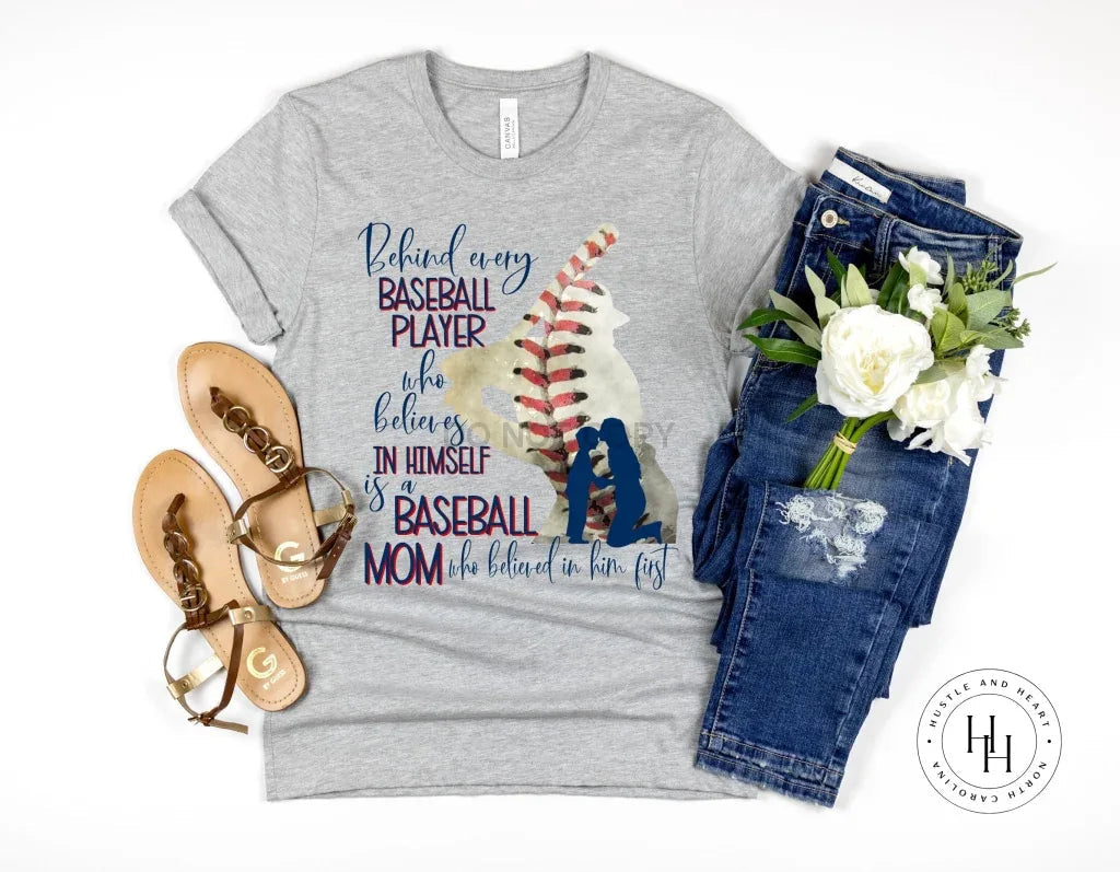 Behind Every Softball/Baseball Player Graphic Tee