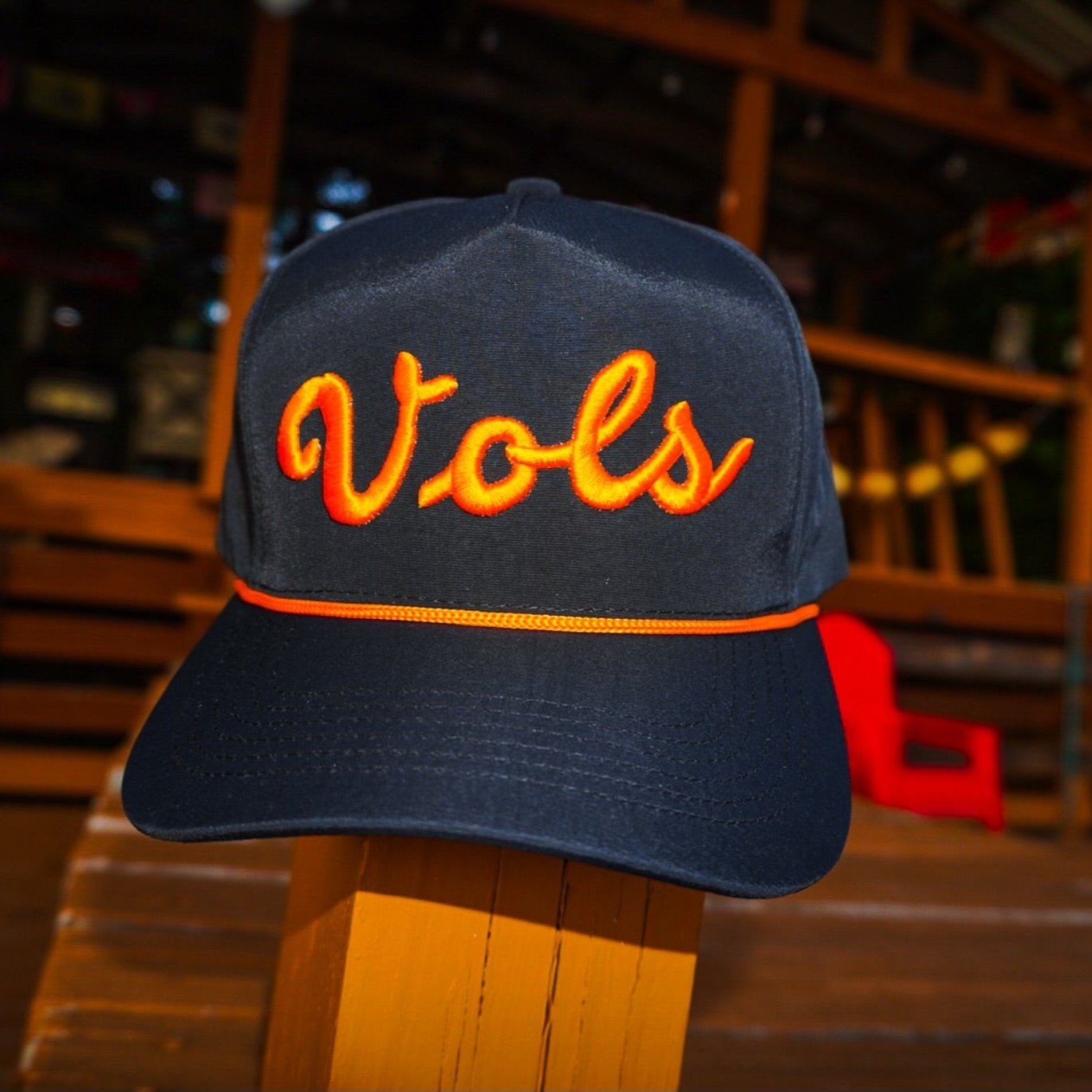 Black Athletic Vols Script