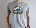 Born to Fish Forced to Work Graphic Tee
