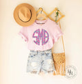 Bright Dot Monogram Graphic Tee