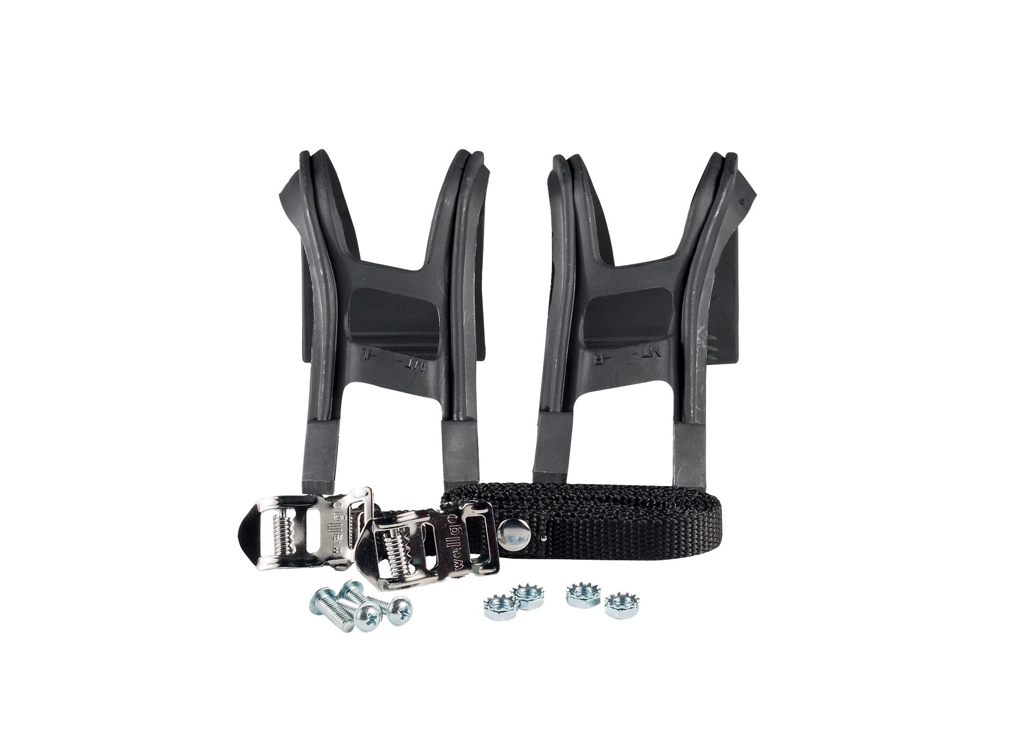 Pedal Part Wellgo Clip/Strap/Reflector Large Set