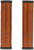 Brooks Willow Leather Grips - Honey 130/130mm