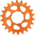 Wolf Tooth Single Speed Aluminum Cog - 22t Compatible 3/32" Chains Orange