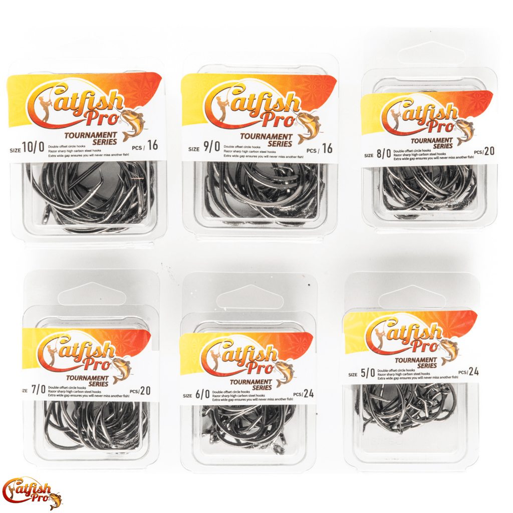 Double Offset Circle Hooks 8/0 - Value Pack