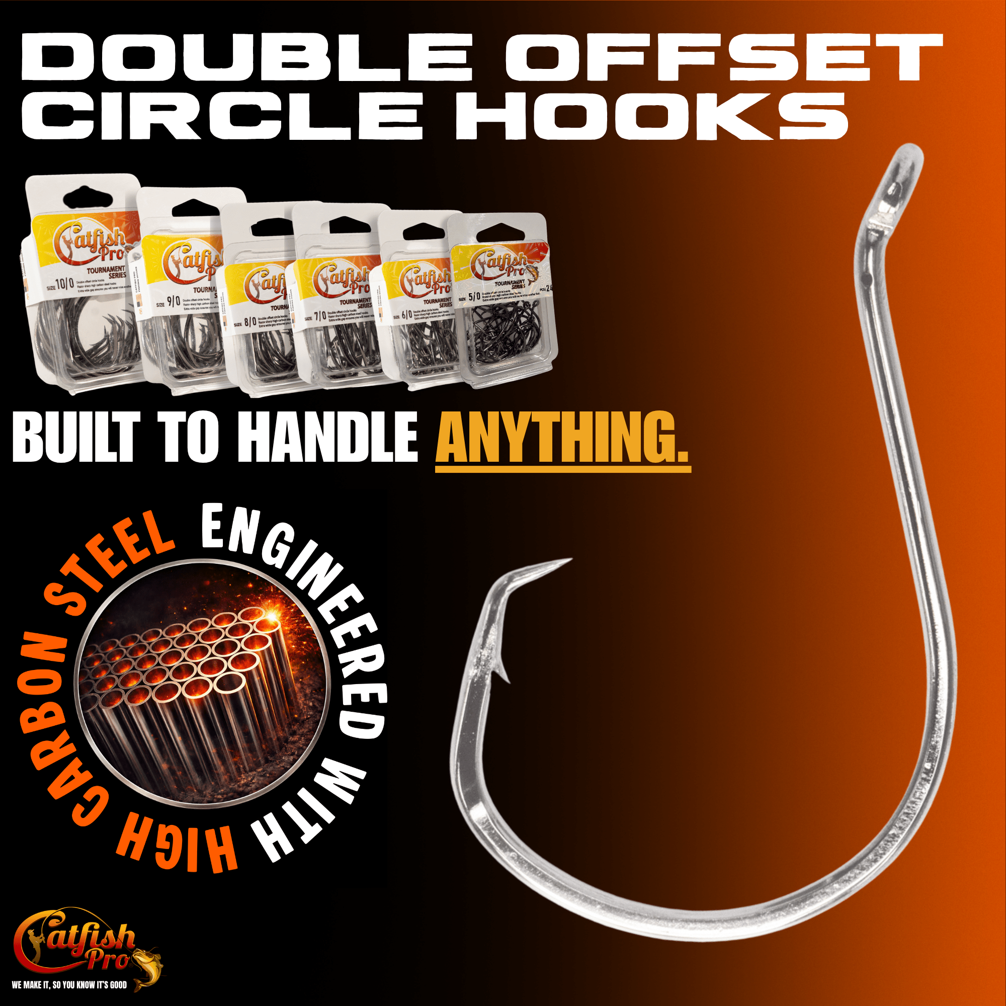 Double Offset Circle Hooks 7/0 - Value Pack