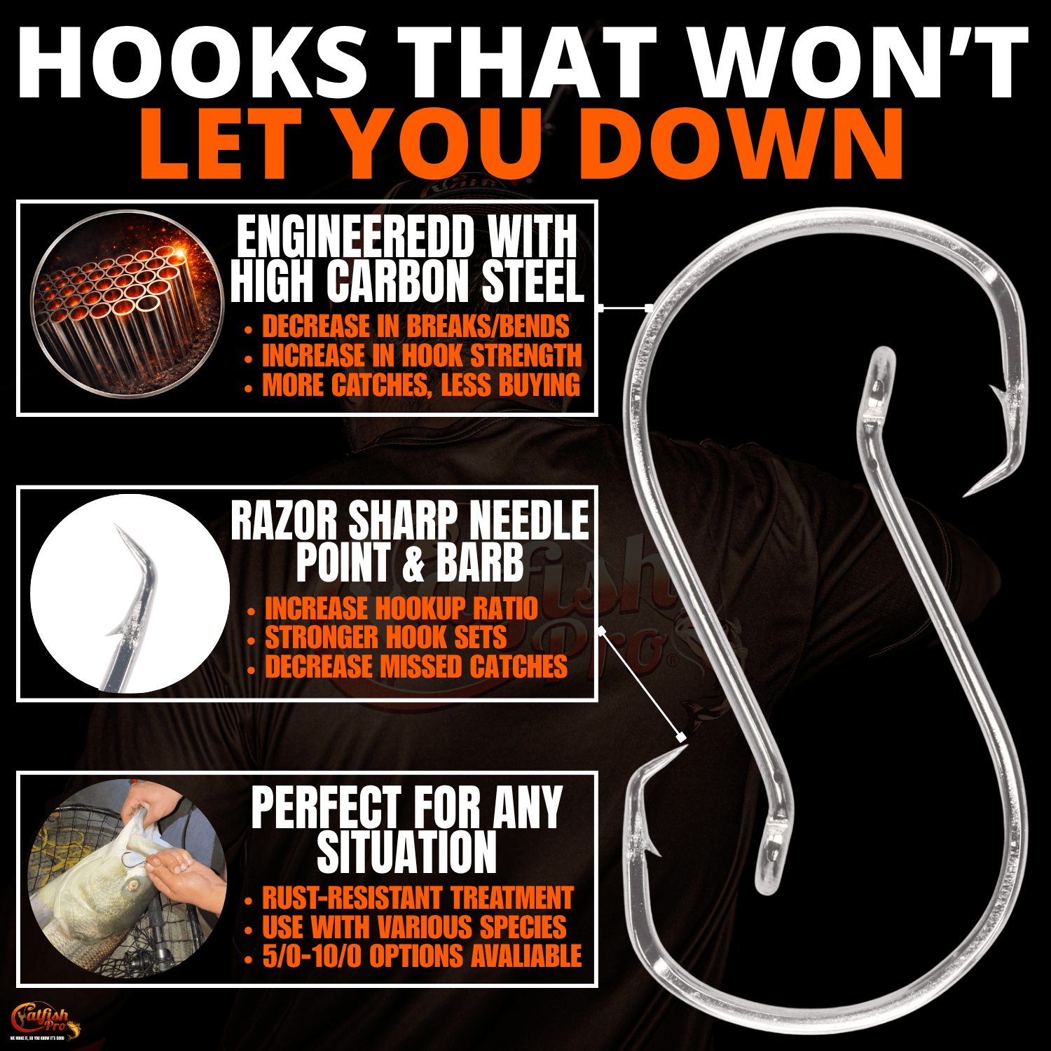 Double Offset Circle Hooks 7/0 - Value Pack