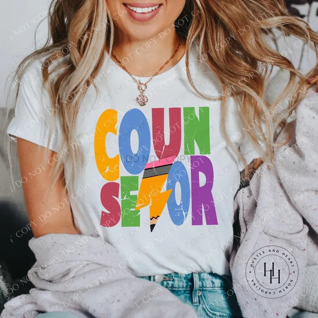 Counselor Bolt Graphic Tee