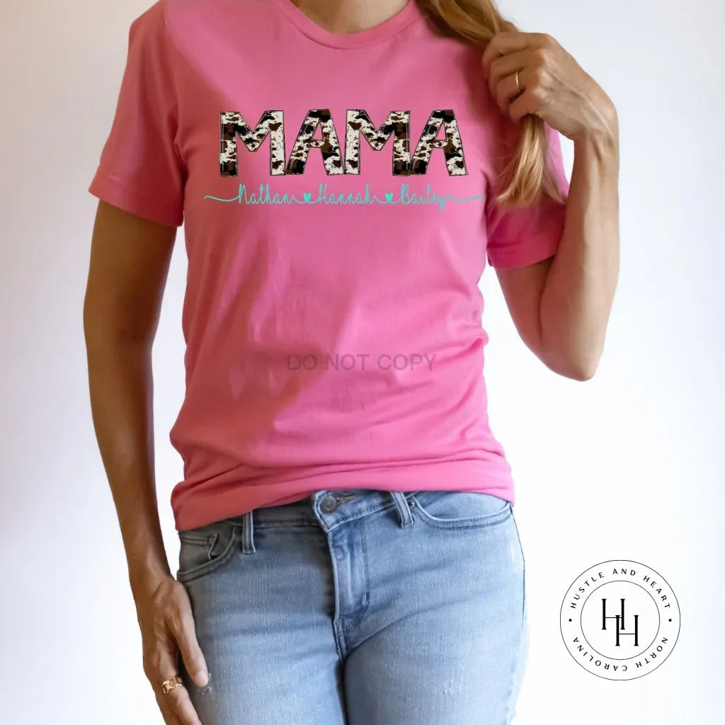 Customizable Mama Cowhide Graphic Tee