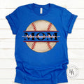 Customizable MOM Baseball Graphic Tee