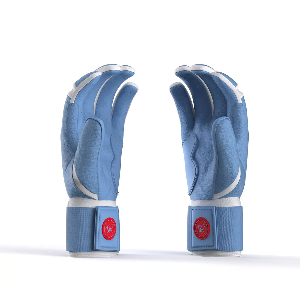 Drip & Rip™ "Baller" Series Premium Leather Long Cuff Batting Glove Cotton Candy