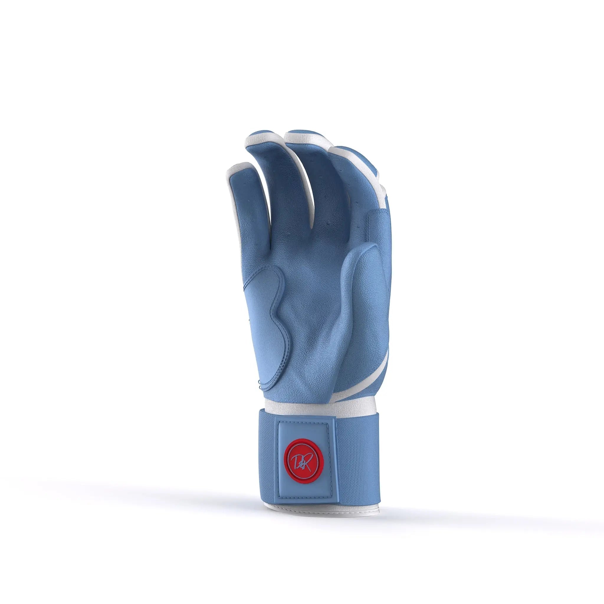 Drip & Rip™ "Baller" Series Premium Leather Long Cuff Batting Glove Cotton Candy