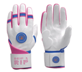 Drip & Rip™ 'Baller' Series Premium Leather Long Cuff Batting Glove South Beach Smoke