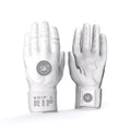 Drip & Rip™ "Baller" Series Premium Leather Long Cuff Batting Gloves Specter