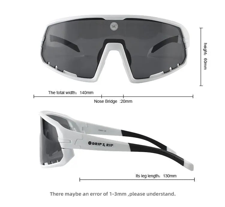 Drip & Rip Vibe Series Polarized Baseball & Softball Sunglasses - Specter
