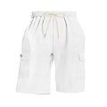 Mens Corduroy Multi-Pocket Shorts For Sports