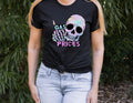 Eff Gas Prices Neon Skull Graphic Tee