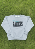 Custom School Spirit Mascot Better Together Glitter Applique Embroidered Sweatshirt