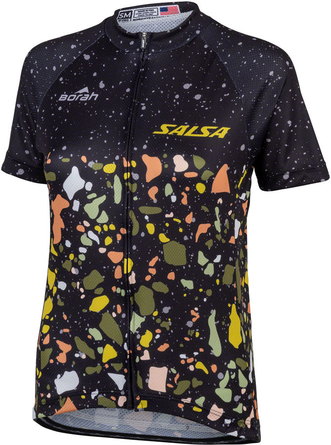 Salsa Women's Terrazzo Jersey - Large Black