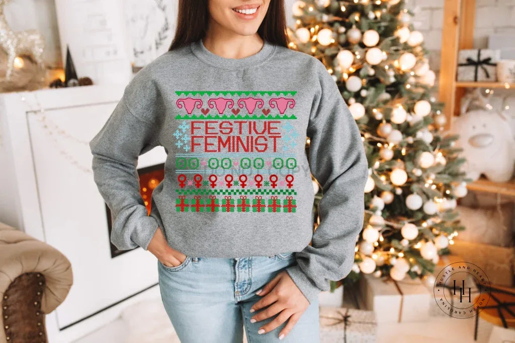Festive Feminist Graphic Tee