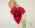 Game Day Soccer Heart Graphic Tee