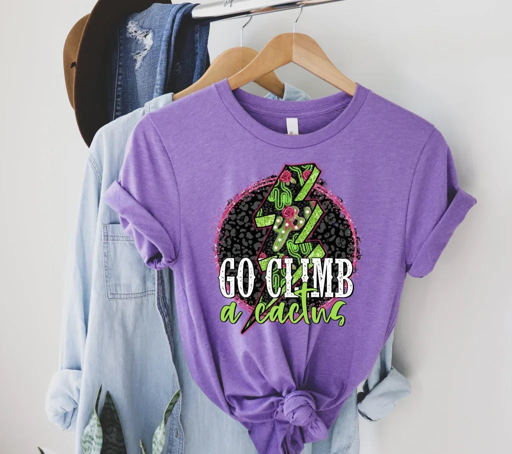 Go Climb A Cactus Graphic Tee