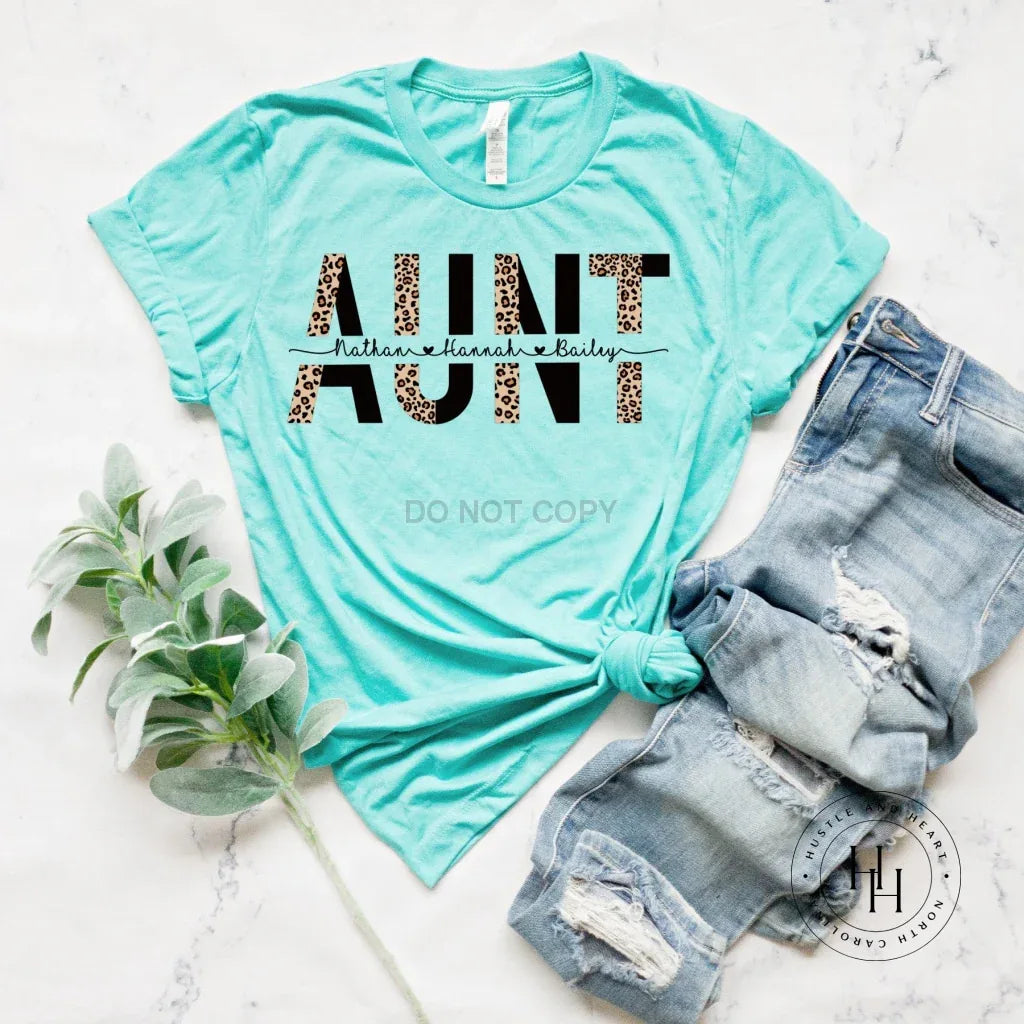 Half Leopard Customizable  Graphic Tee