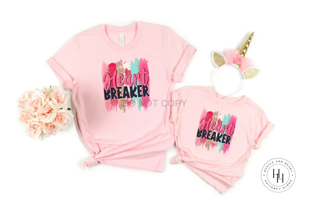 Heart Breaker Brushstroke Graphic Tee