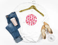 Hearts Valentine's Monogram Graphic Tee