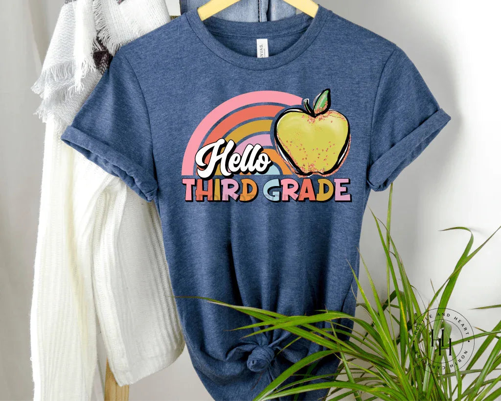 Hello 3rd Grade Graphic Tee