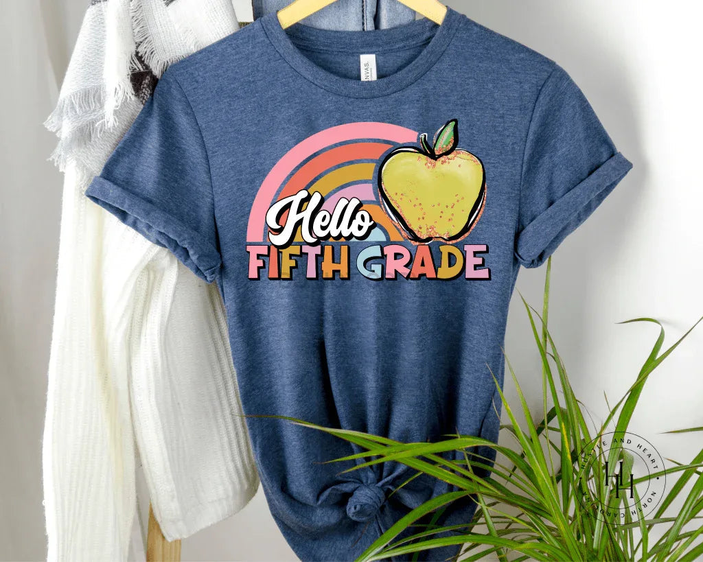 Hello 5th Grade Graphic Tee