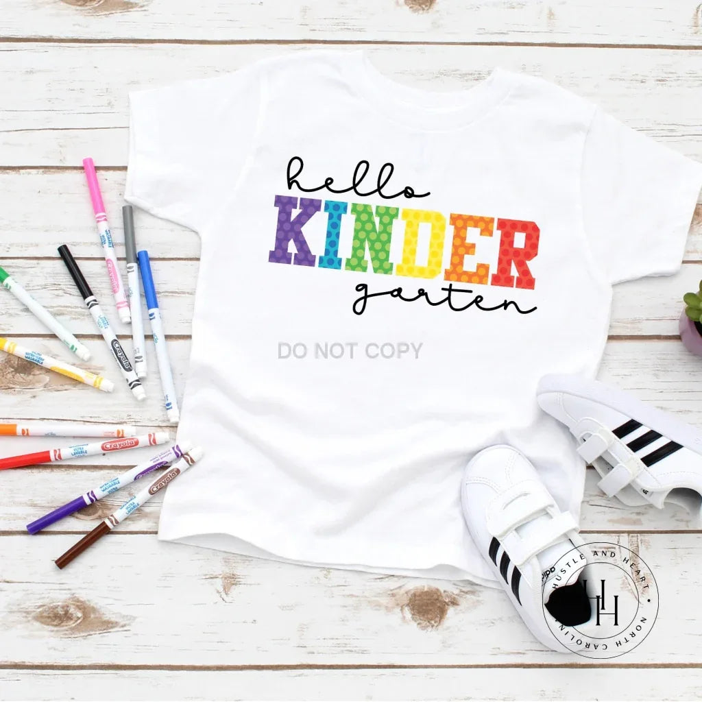 Hello Kindergarten Graphic Tee