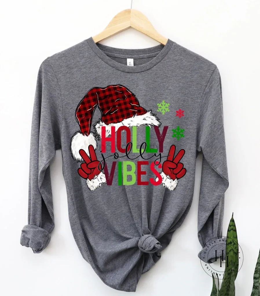 Holly Jolly Vibes Graphic Tee