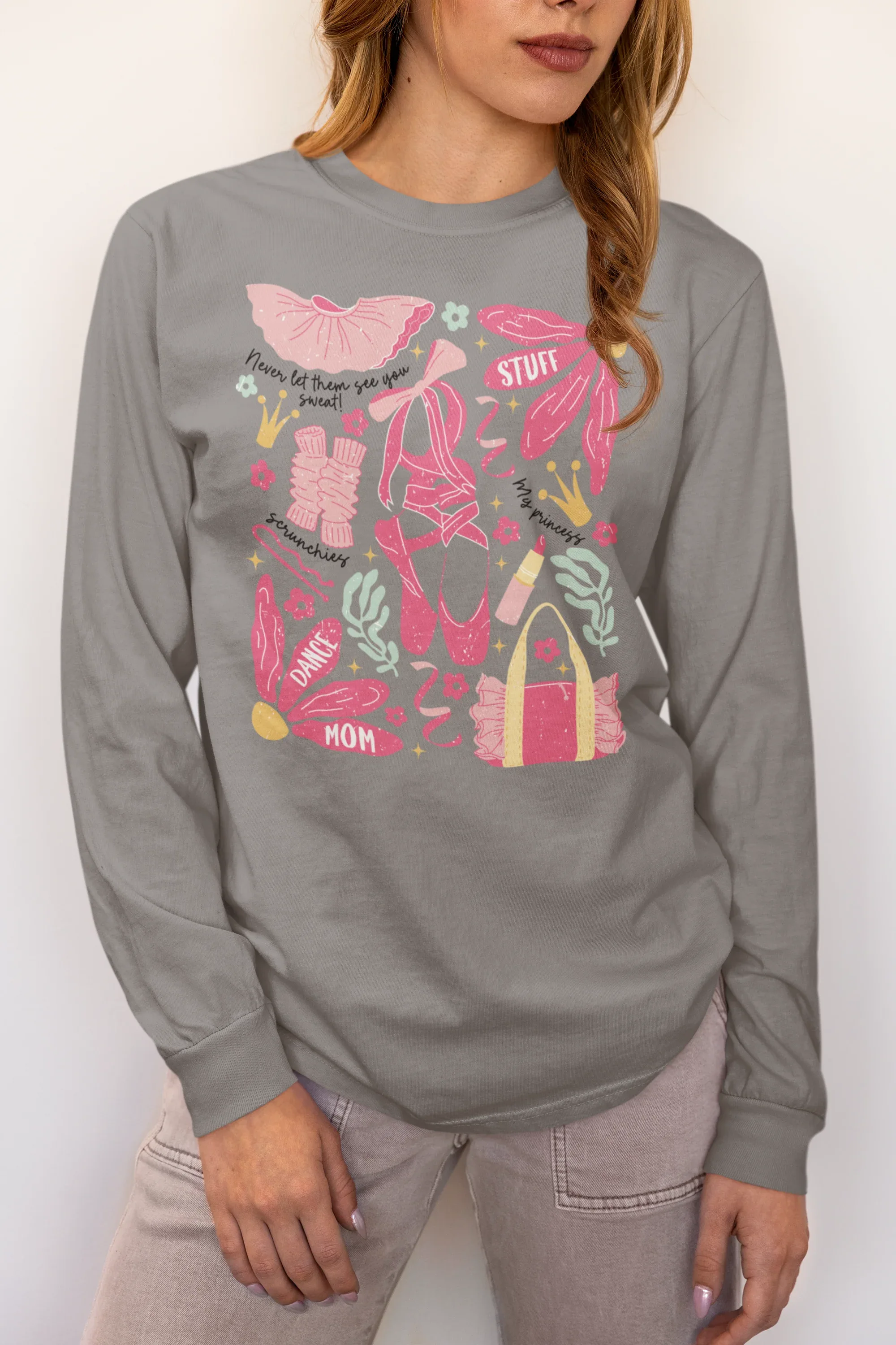Dance Mom Doodle Preppy Graphic Tee