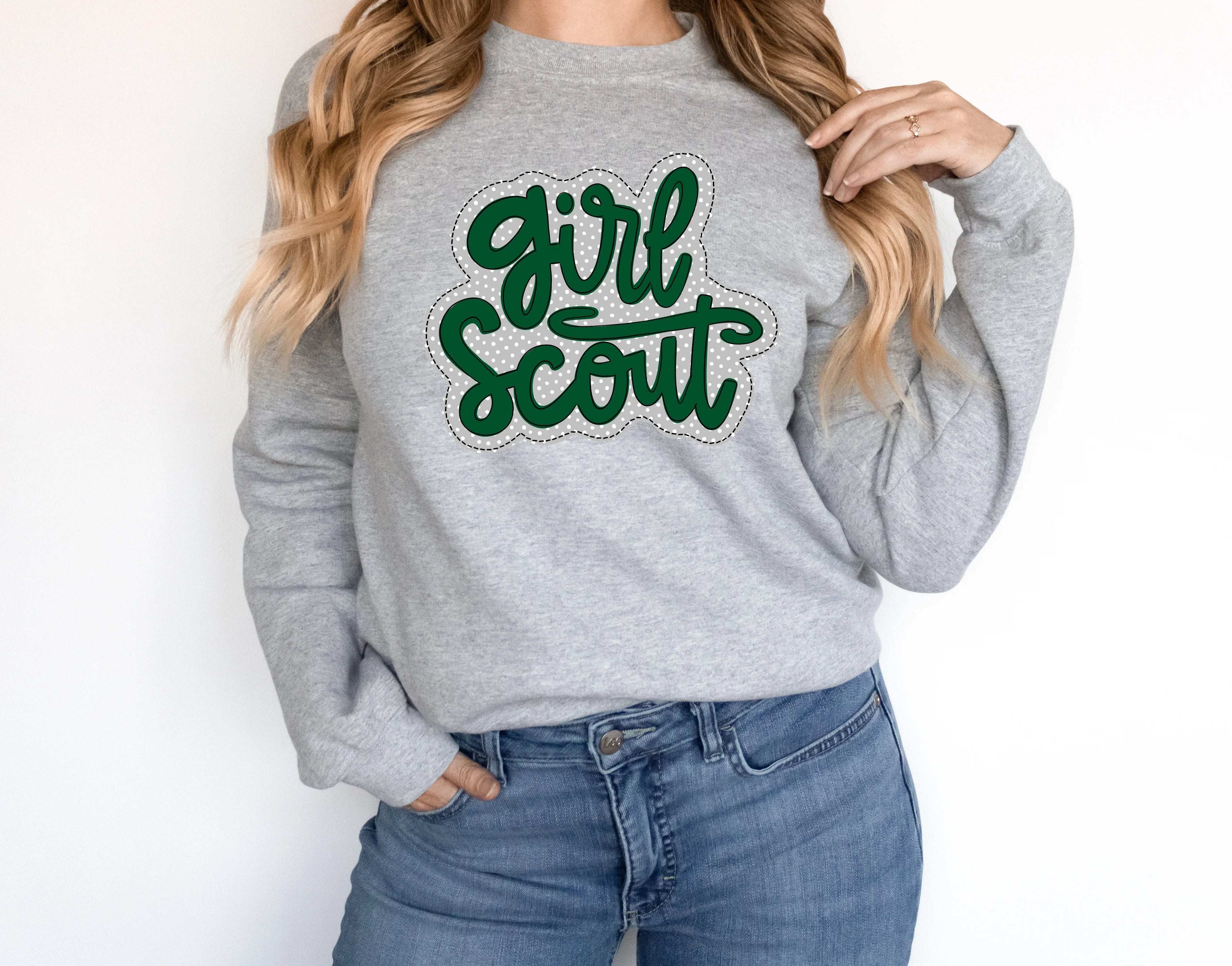 Girl Scout Faux Applique Graphic Tee